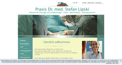 Desktop Screenshot of praxis-lipski.de
